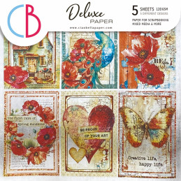 Ciao Bella - Papirpakke 6x6 - Deluxe Paper Silver - Majestic Dream