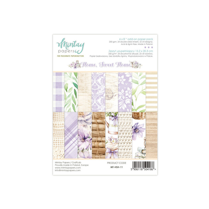 Mintay Papers - Add On Paper Pad - Home Sweet Home