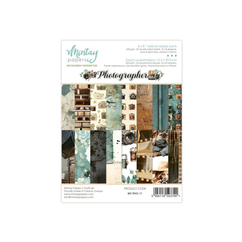 Mintay Papers - Add On Paper Pad - Photographer