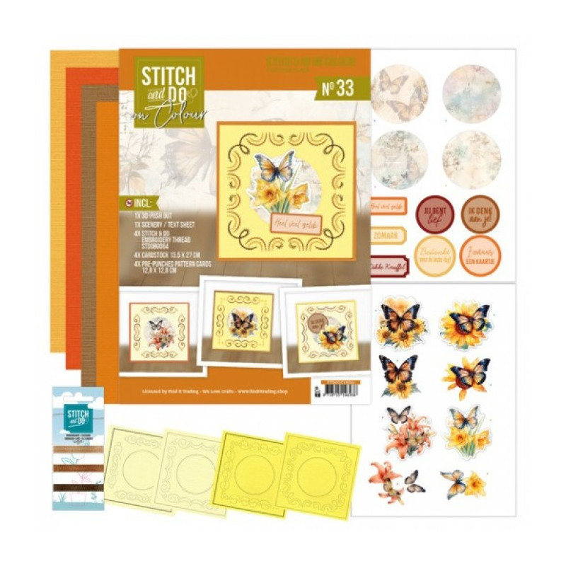 Stitch And Do - On Colour No. 33 - Flutter Flair