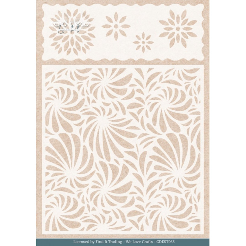 Card Deco Essentials - Stencil A5 - Flowers