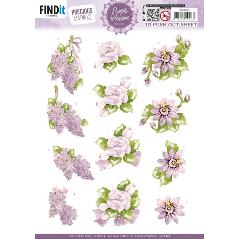 Pushout - Precious Marieke - Purple Blossom - Lilac - SB10986
