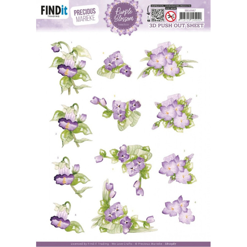 Pushout - Precious Marieke - Purple Blossom - Violet - SB10987