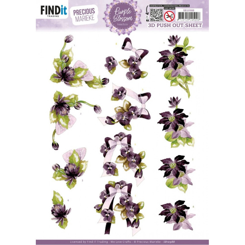 Pushout - Precious Marieke - Purple Blossom - Purple - SB10988