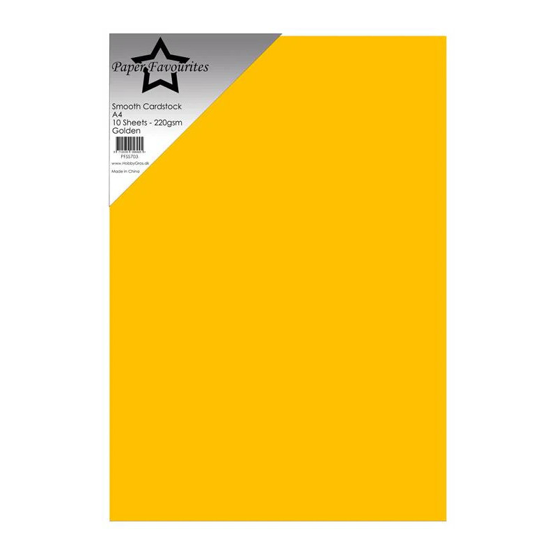 Paper Favourites - Smooth Cardstock A4 - Golden - PFSS703