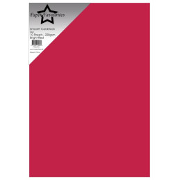 Paper Favourites - Smooth Cardstock A4 - Bright Red - PFSS705