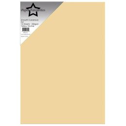 Paper Favourites - Smooth Cardstock A4 - Yellow Orchre - PFSS710