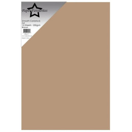 Paper Favourites - Smooth Cardstock A4 - Brown - PFSS711