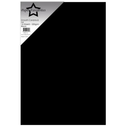 Paper Favourites - Smooth Cardstock A4 - Black - PFSS714