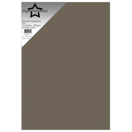 Paper Favourites - Smooth Cardstock A4 - Smokey Grey - PFSS720