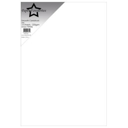 Paper Favourites - Smooth Cardstock A4 - Snow White - PFSS724
