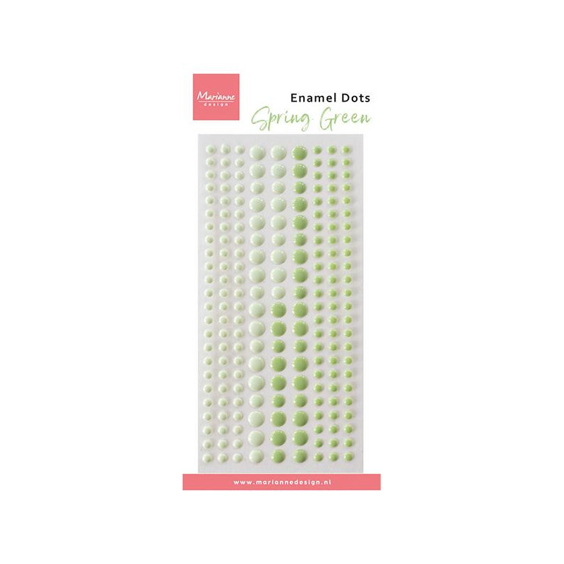 Marianne Design - Enamel Dots - Duotone Spring Green