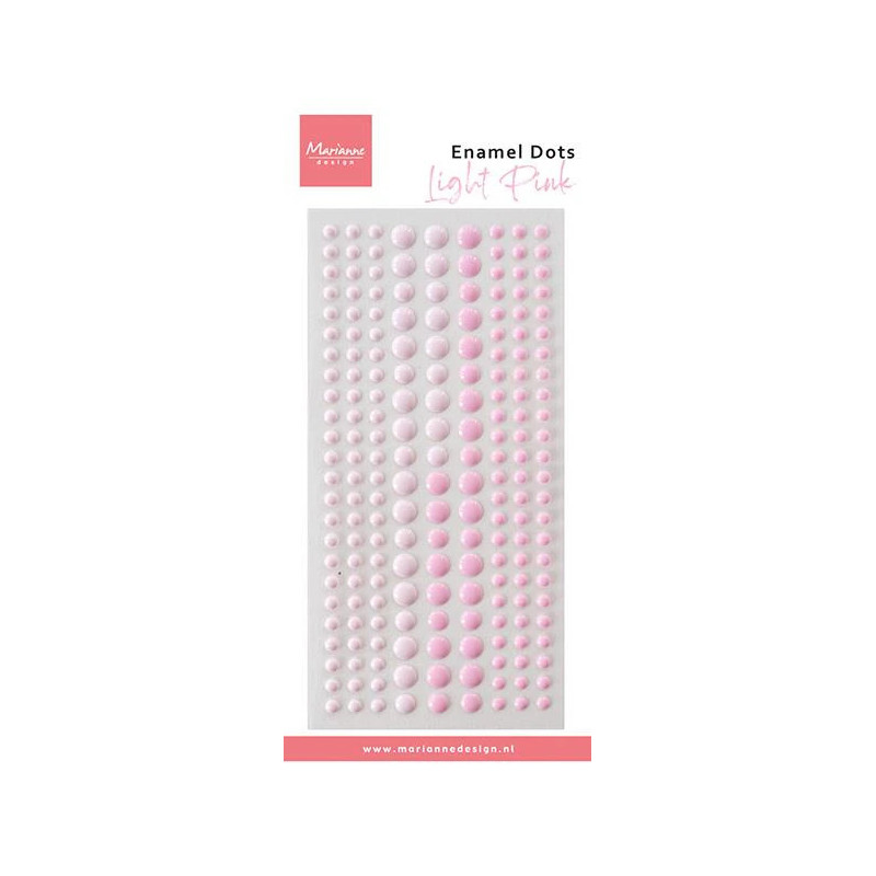 Marianne Design - Enamel Dots - Duotone Light Pink