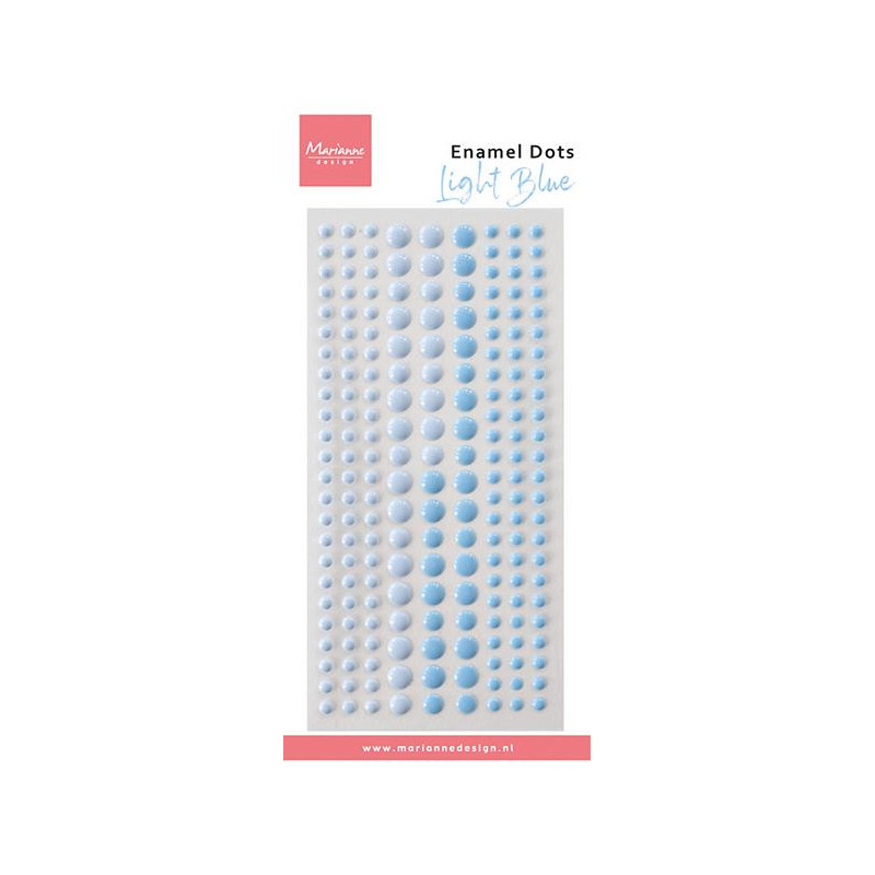 Marianne Design - Enamel Dots - Duotone Light Blue