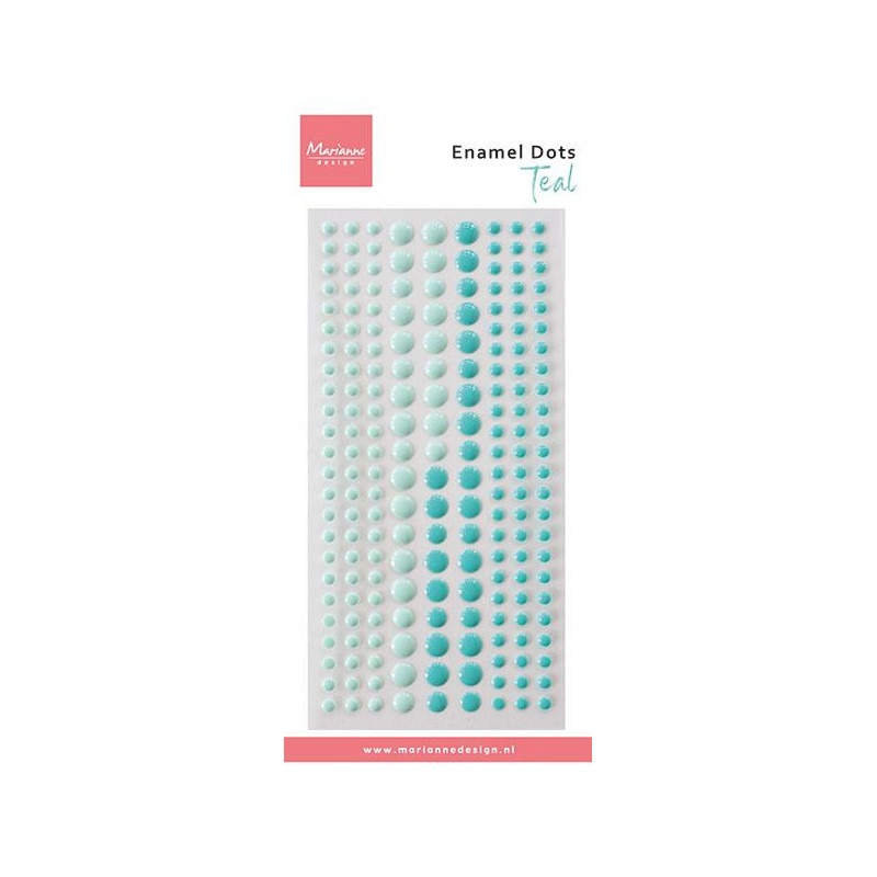 Marianne Design - Enamel Dots - Duotone Teal