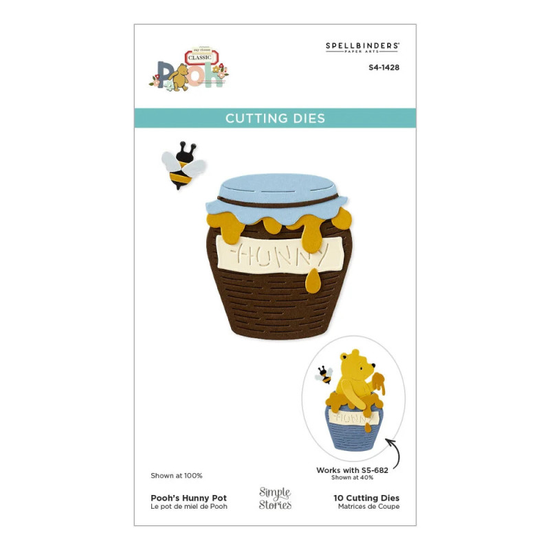 Spellbinders - Pooh's Hunny Pot - S4-1428