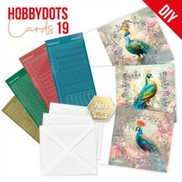 Dot And Do Cards 19 - Peacock