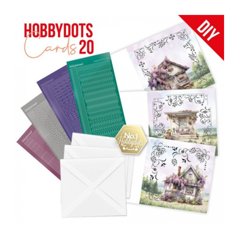 Dot And Do Cards 20 - Lilacs