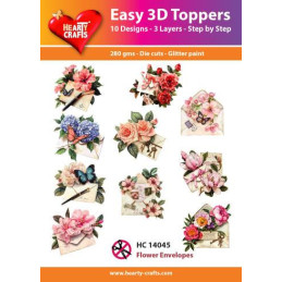 Easy 3D Toppers - Flower Envelopes