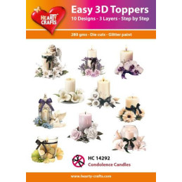Easy 3D Toppers - Condolence Candles