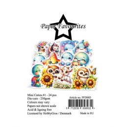 Paper Favourites - Die Cuts - Mini Cuties 1 - PFD005