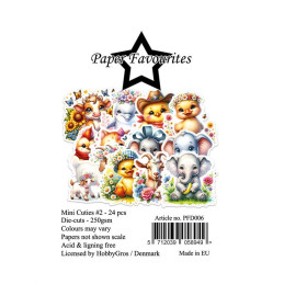 Paper Favourites - Die Cuts - Mini Cuties 2 - PFD006