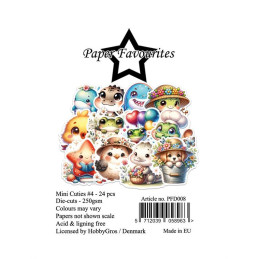 Paper Favourites - Die Cuts - Mini Cuties 4 - PFD008