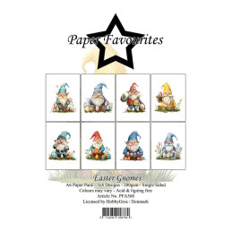Paper Favourites - Papirpakke A6 - Easter Gnomes - PFA568