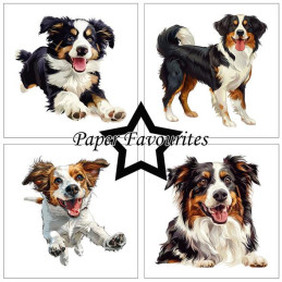 Paper Favourites - Papirpakke 15x15 - Farmdogs - PF526