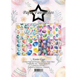 Paper Favourites - Papirpakke A5 - Easter Eggs - PFA166