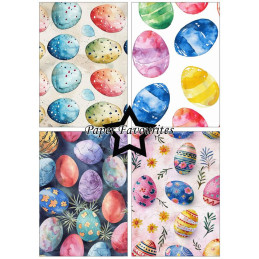 Paper Favourites - Papirpakke A5 - Easter Eggs - PFA166