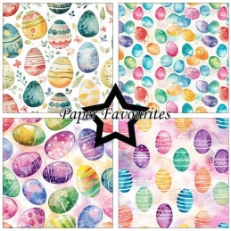 Paper Favourites - Papirpakke 30.5x30.5 - Easter Eggs - PF725