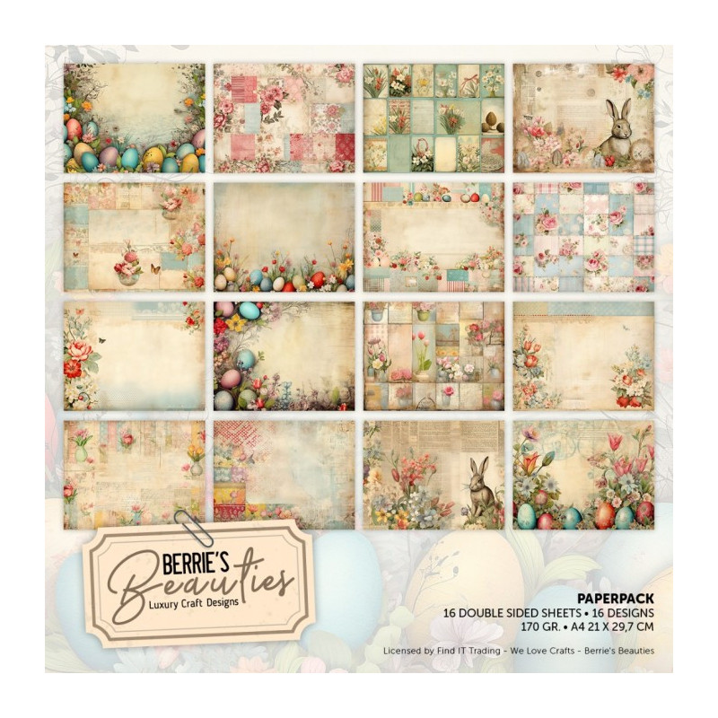 Berries Beauties - Papirpakke A4 - Easter - BBPPA410009