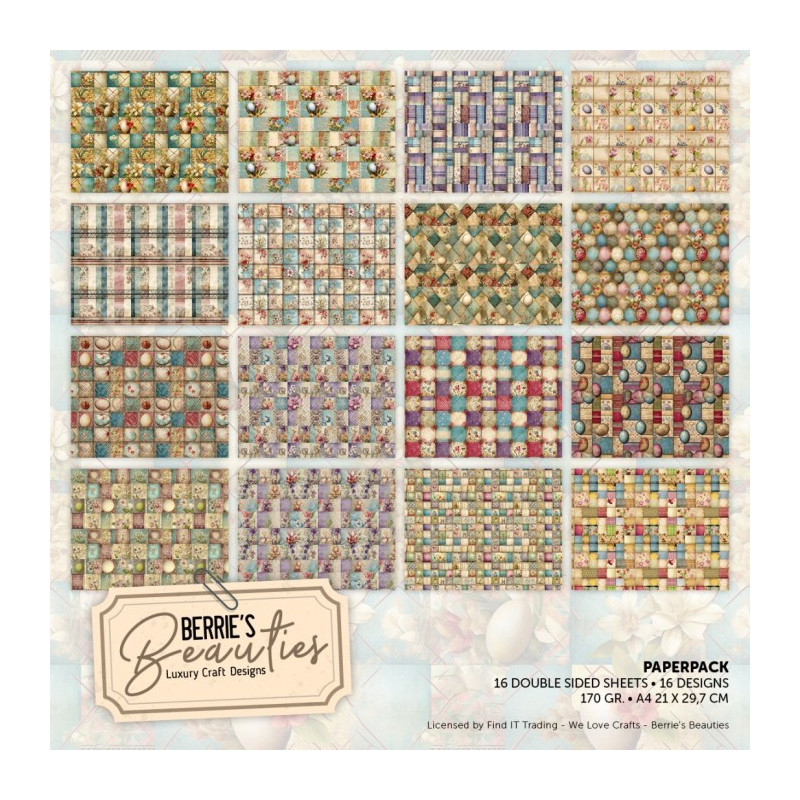 Berries Beauties - Papirpakke A4 - Spring - BBPPA410010