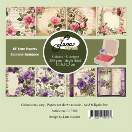 By Lene - Papirpakke 30x30 - Absolute Romance - BLP360