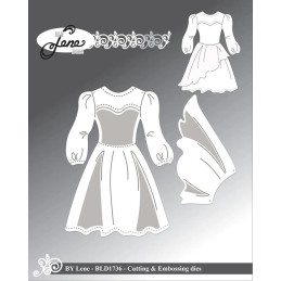By Lene - Dress - BLD1736