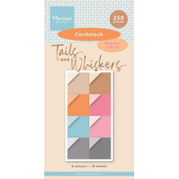Marianne Design - Papirblok 15x30 - Tails & Whiskers - Cardstock - PK9203