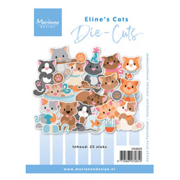Marianne Design - Die-cuts - Eline's Cats - VK9622