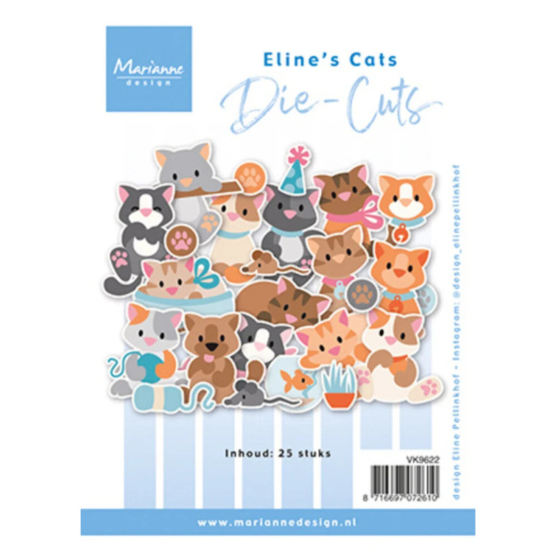 Marianne Design - Die-Cuts - Eline's Cats - VK9622