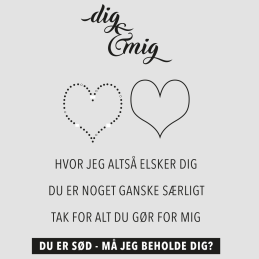 Design5 - Stempel - Dig Og Mig - D500211C