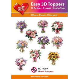 Easy 3D Toppers - Flower Bouquets