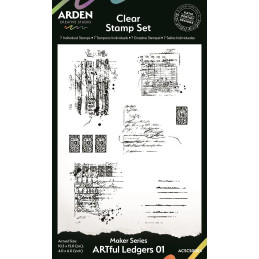 Arden Creative Studio - Clear Stamp - Maker Series - ARTful Ledgers