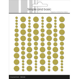 Simple And Basic - Enamel Dots - Olive