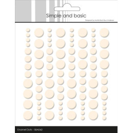 Simple And Basic - Enamel Dots - Nougat
