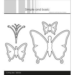 Simple And Basic - Simple Butterflies Solid - SBD530