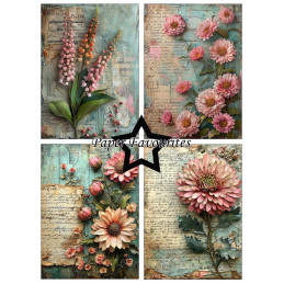 Paper Favourites - Papirpakke A6 - Flower Journal - PFA570