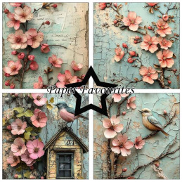Paper Favourites - Papirpakke 15x15 - Flower Journal - PF529