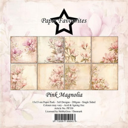 Paper Favourites - Papirpakke 15x15 - Pink Magnolia - PF530
