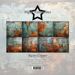 Paper Favourites - Papirpakke 30.5x30.5 - Rusty Copper - PF728