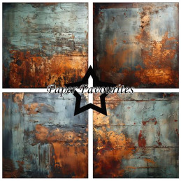Paper Favourites - Papirpakke 30.5x30.5 - Rusty Copper - PF728